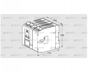 FCU500WC1F1H0K2-E (88621847) Автомат безопасности агрегатов Kromschroder