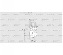 BVA125Z05H (88300826) Дроссельная заслонка Kromschroder