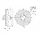 Осевой вентилятор ebmpapst S2D300AP0250