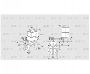 IDR50Z03D100GDW/50-15Q15E (88303550) Дроссельная заслонка Kromschroder