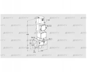 VK 50F80W5HXG43D (85311167) Газовый клапан с приводом Kromschroder