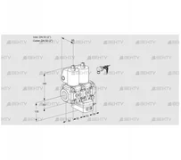 VCG3E50R/50R05NGNKL/PPPP/PPMM (88102811) Клапан с регулятором соотношения Kromschroder