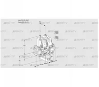 VCH1E20R/25R05NHEVWR3/PPPP/PPPP (88101438) Клапан с регулятором расхода Kromschroder