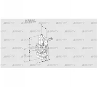 VAD120R/NQ-25A (88026300) Газовый клапан с регулятором давления Kromschroder