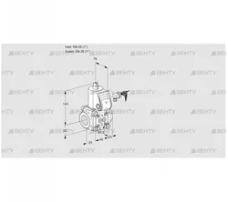 VAS125R/NW (88020447) Газовый клапан Kromschroder