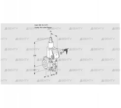 VAS115/-R/LW (88021249) Газовый клапан Kromschroder