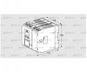 FCU500WC1F0H1K1-E (88621878) Автомат безопасности агрегатов Kromschroder