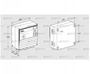 BCU465-5/1L5W3GBS4A (88613181) Блок управления горением Kromschroder