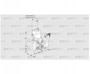 VAS350F/NKGL (88033748) Газовый клапан Kromschroder