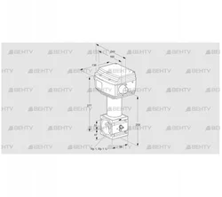 RV 2/BML10W60E (86060555) Регулирующий клапан Kromschroder