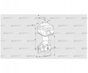 RV 2/BML10W60E (86060555) Регулирующий клапан Kromschroder