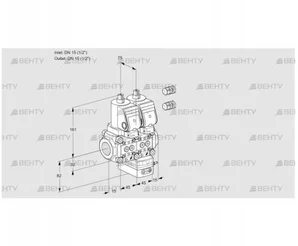 VCD1E15R/15R05ND-25QSR3/PPPP/PPPP (88101335) Регулятор давления Kromschroder