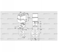 IDR300Z03D100AS/50-30W20E (88302977) Дроссельная заслонка Kromschroder