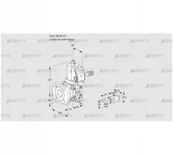 VAS350/-F/NWSR (88013353) Газовый клапан Kromschroder