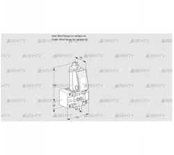 VAS1W0/NQ (88009152) Газовый клапан Kromschroder