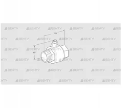 GEH 40R50 (03352510) Регулирующий кран для газа Kromschroder