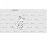 VAD240R/NPGR-50A (88025746) Газовый клапан с регулятором давления Kromschroder