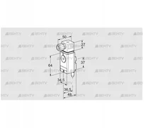 DG 60/60VC4-6W (84448930) Датчик-реле давления газа Kromschroder