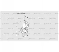 VAS1T25/-N/NWSR (88014907) Газовый клапан Kromschroder