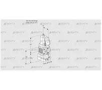 VAH1T-/15N/NQSRBA (88024654) Клапан с регулятором расхода Kromschroder