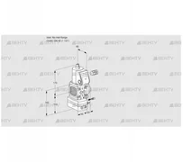 VAG2-/40R/NKAE (88008254) Газовый клапан с регулятором соотношения Kromschroder