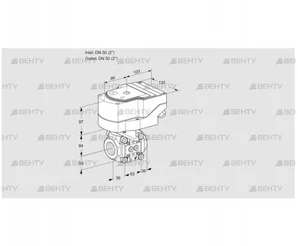 IFC3T50/50N05-40PPPP/20-30Q3T (88303866) Регулирующий клапан с сервоприводом Kromschroder