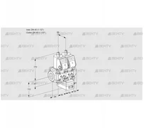 VCG2E40R/40R05NGEWR/MMMM/PPPP (88104222) Клапан с регулятором соотношения Kromschroder