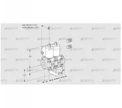 VCG2E32R/40R05NGEKL3/PPPP/PPPP (88103167) Клапан с регулятором соотношения Kromschroder