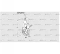 VAS1-/15R/LQSR (88018641) Газовый клапан Kromschroder