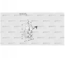 VAN110R/NW (88015546) Сбросной газовый клапан Kromschroder