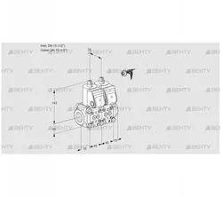 VCS1E15R/15R05NNWR/PPPP/PPPP (88104247) Сдвоенный газовый клапан Kromschroder