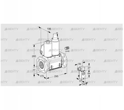 VCS665F05NLWL3B/PPPP/3-MM (88207057) Сдвоенный газовый клапан Kromschroder