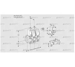 VCS1E20R/20R05NNWR/PP-2/PPBY (88105022) Сдвоенный газовый клапан Kromschroder