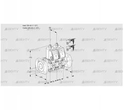 VCS2E40F/40F05NNWR6/PPPP/PPPP (88101054) Сдвоенный газовый клапан Kromschroder