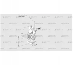 VAD1-/25R/NW-50A (88002278) Газовый клапан с регулятором давления Kromschroder