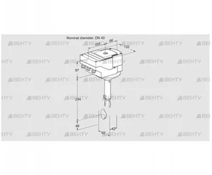 IBH40Z01A/20-07W2T (88302366) Дроссельная заслонка Kromschroder