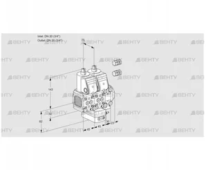 VCD1E20R/20R05FND-25VWR3/PPPP/PPPP (88101844) Регулятор давления Kromschroder