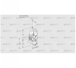 VAD2-/40R/NW-25A (88029465) Газовый клапан с регулятором давления Kromschroder