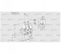 VCG2E40R/40R05NGEWR3/MMMM/PPBS (88104356) Клапан с регулятором соотношения Kromschroder