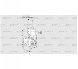 VAS350/-F/NWSL (88009115) Газовый клапан Kromschroder