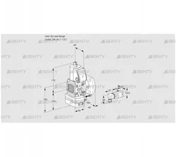 VAG2-/40F/NWAE (88005619) Газовый клапан с регулятором соотношения Kromschroder