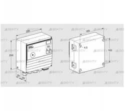 BCU460-3/1LR3GBB1/1 (88610093) Блок управления горением Kromschroder