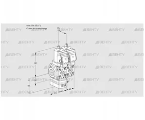 VCD1T25N/--05D-100NQGR/PPPP/PPPP (88104148) Регулятор давления Kromschroder