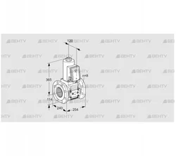 VAS9T125A05NAE/PP/PP (88202807) Газовый клапан Kromschroder