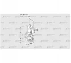 VAS120/-R/NKGR (88016692) Газовый клапан Kromschroder