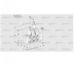 VCS3E50F/50F05NLWR3/PPPP/PPPP (88104256) Сдвоенный газовый клапан Kromschroder