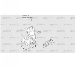 VAS350/-F/NKGL (88024567) Газовый клапан Kromschroder