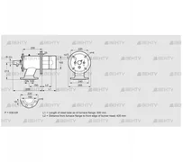 ZIO 165HB-500/435-(18)D (84246154) Газовая горелка Kromschroder