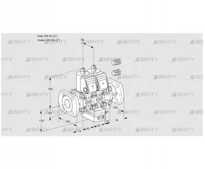 VCH3E50F/50F05NHEVWR3/PPPP/PPPP (88106296) Клапан с регулятором расхода Kromschroder