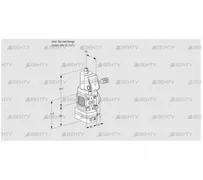 VAD1-/15R/NWSR-100B (88019827) Газовый клапан с регулятором давления Kromschroder